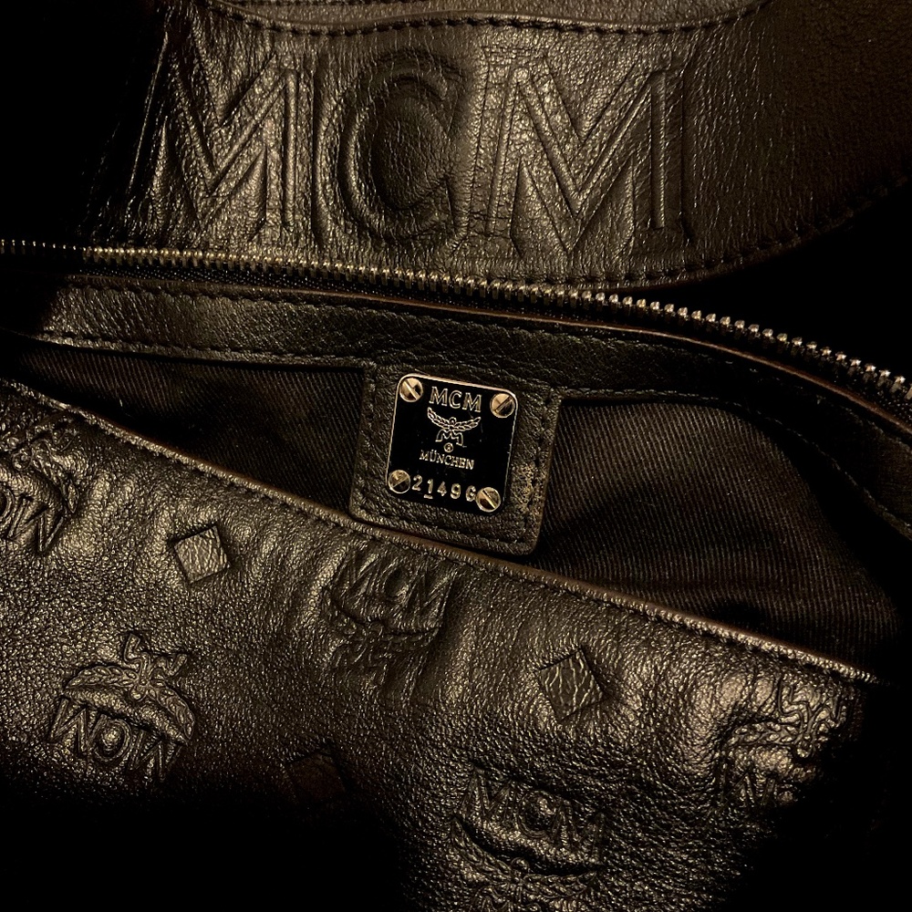 MCM large Hobo Leather bag